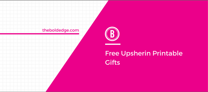Free Upsherin Printable Gifts